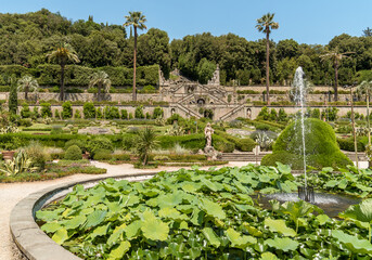 Historic Garden Garzoni in Collodi, in the municipality of Pescia, province of Pistoia in Tuscany, Italy