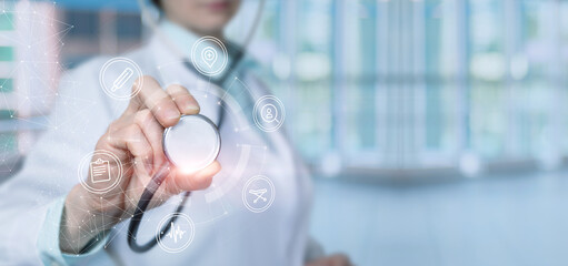 Medical care and diagnosis of diseases.