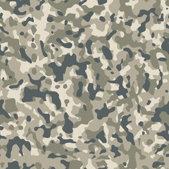 Naklejka premium Army camo military uniform seamless classic fashion design, disguise. Ornament