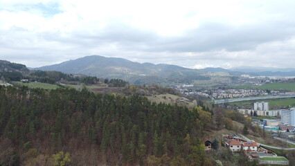 Obraz premium view of the city of the city