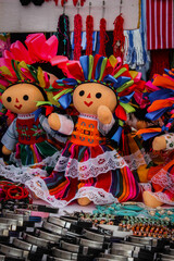 Fototapeta na wymiar Juguetes tradicionales de Michoacán, México