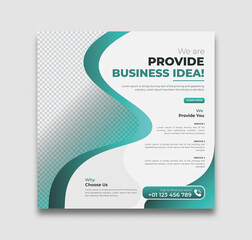 Digital marketing agency and corporate social media post template