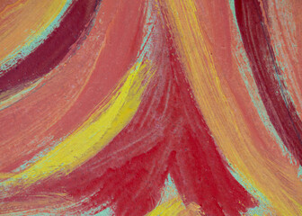 Obraz premium Painted wooden surface - abstract textured background with multi-colored diagonal stripes