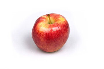 red apple isolated on white