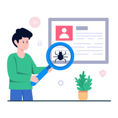 Conceptual design illustration of debugging