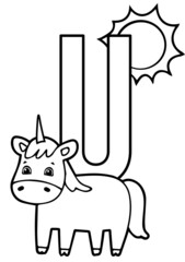 abc alphabet illustration with animals 