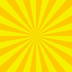 yellow color sunburst vector abstract background, wallpaper, illustration.