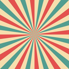 retro sunburst vector abstract background, wallpaper, illustration.