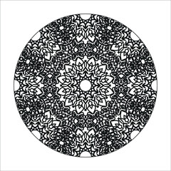 decorative concept abstract mandala illustration.