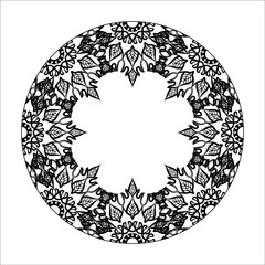 decorative concept abstract mandala illustration.