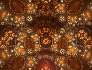 Imaginatory fractal abstract background Image