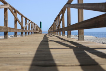 Fototapeta premium Muelle de madera. 