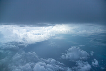 Sun coming in through clouds 