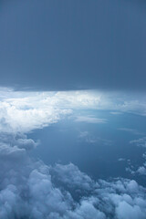 Sun coming in through clouds 