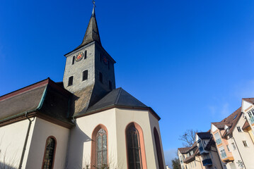 Fototapeta na wymiar Evangelische Jonanneskirche in Hornberg, Ortenaukreis, Baden-Württemberg