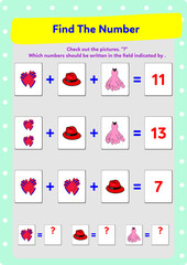 Calculation exercises and brain training for kids