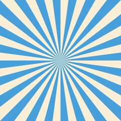 blue sunburst vector abstract background, wallpaper, illustration.