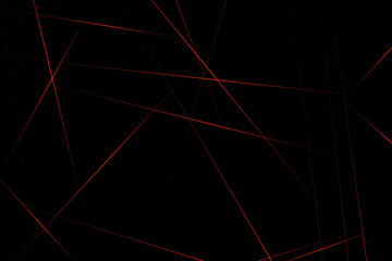 Abstract black with red lines, triangles background modern design. Vector illustration EPS 10.