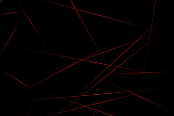 Abstract black with red lines, triangles background modern design. Vector illustration EPS 10.