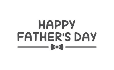 Happy father's day lettering design. Holiday dad celebration.