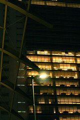 skyscraper at night Buenos Aires, Argentina