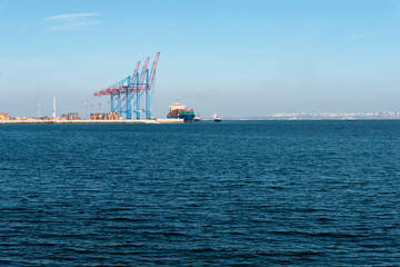 Seaport (Harbor) of Odessa, Ukraine.
