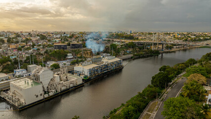 Fototapeta na wymiar Rio Ozama, Santo Domingo