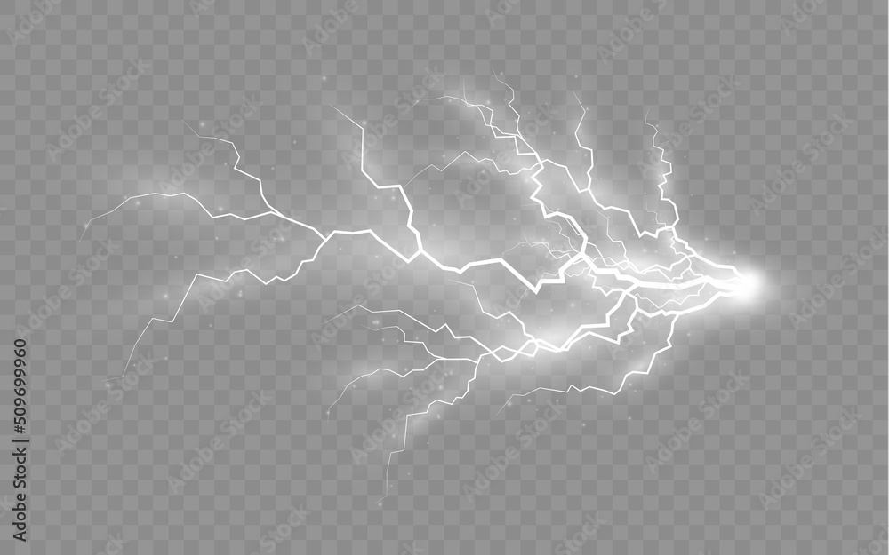 Canvas Prints the effect of lightning thunderstorm and lightning