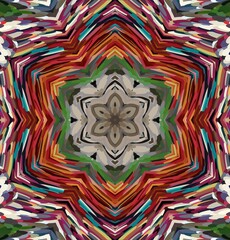 Abstract kaleidoscope background. Multicolor kaleidoscope texture.