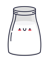 kawaii food milk
