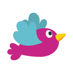 bird icon isolated