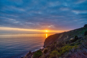 Fototapeta na wymiar California Sunset 