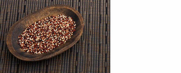 Quinoa seeds mix - Red, brown and white