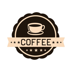 coffee shop label