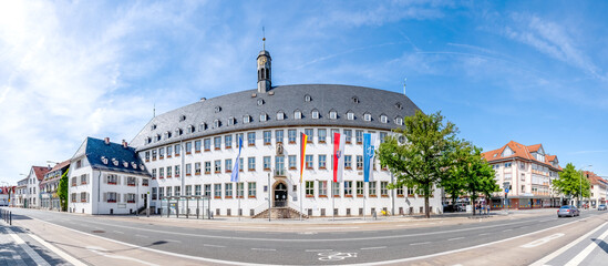 Rathaus, Ruesselsheim, Hessen, Deutschland 