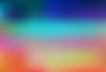 Obraz premium Light Blue, Red vector blurred shine abstract background.