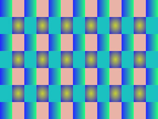 Illustration of beautiful colorful checkered pattern.