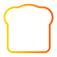 bread gradient icon