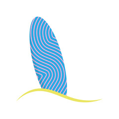 surfboard icon design template vector illustration