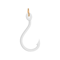 fish hook icon design template vector illustration