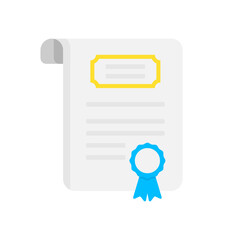 diploma icon design template vector illustration