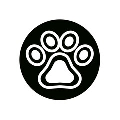 Paw Logo design vector illustration design template