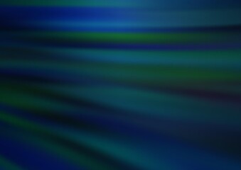 Dark BLUE vector background with bent lines.