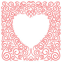 Love lives here - Valentine's Day heart shape overlay for craft product, printable card, shirt, mug, wall arts stencil, wedding photo wall.