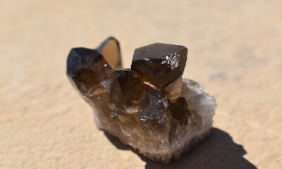 smoky quartz crystal