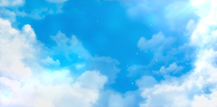 幻想　清涼感　空　青空　天気　晴天　夏