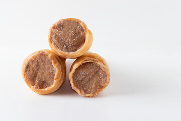 Brazilian dessert known as canudinho.