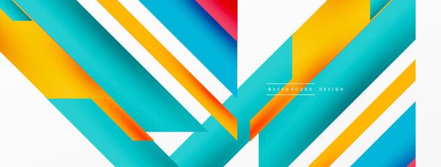 Dynamic lines background. Wallpaper for concept of AI technology, blockchain, communication, 5G, science, business and technology