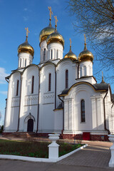 Fototapeta na wymiar The restored St. Nicholas Orthodox Monastery.
