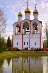 Fototapeta na wymiar The restored St. Nicholas Orthodox Monastery